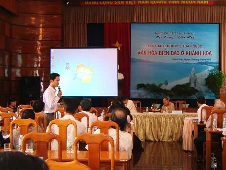 Seminar on sea and island culture opens in Khanh Hoa - ảnh 1